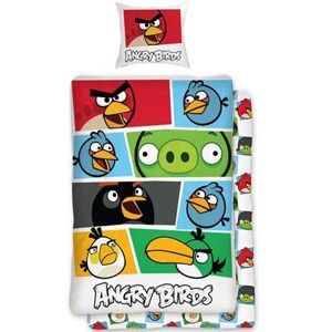 Dětské bavlněné povlečení Angry Birds 009, 140 x 200 cm, 70 x 90 cm