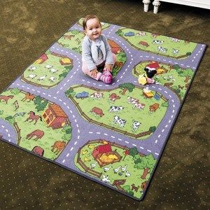 Dětský koberec Farma, 140 x 200 cm