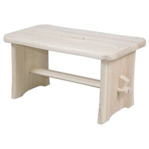 Dřevěná stolička, béžová