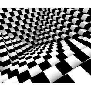 Fototapeta XXL Black & White Abstract 360 x 270 cm, 4 díly