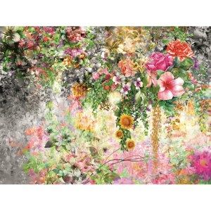 Fototapeta XXL Květinová zahrada 360 x 270 cm , 4 díly