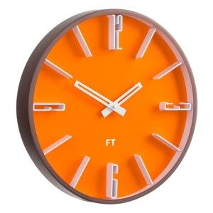 Future Time FT6010OR Numbers Designové nástěnné hodiny, pr. 30 cm