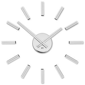 Future Time FT9400WH Modular white Designové samolepicí hodiny, pr. 40 cm