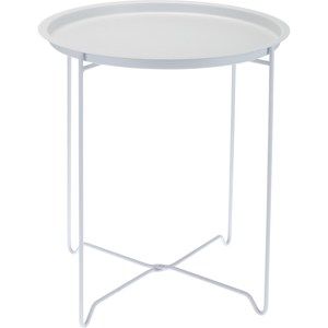 Kovový stolek bílá, 48 cm