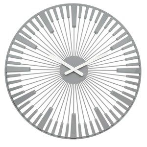 Koziol Nástěnné hodiny Piano šedá, pr. 45 cm