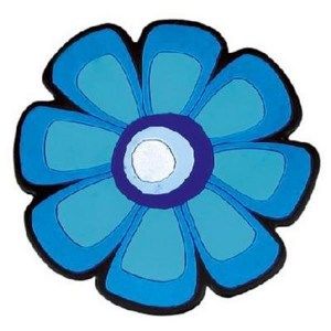 Bellatex Kuchyňská podložka Květ modrý 10 cm