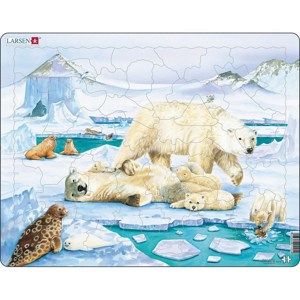 Larsen Puzzle Medvědí rodinka, 54 dílků