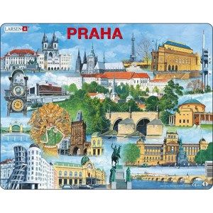 Larsen Puzzle Nejzajímavější atrakce v Praze, 66 dílků