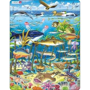 Larsen Puzzle Zvířata v  moři, 60 dílků