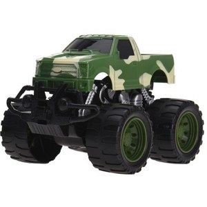 Monster truck zelená, 13 cm