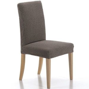 Multielastický potah na židli Sada hnědá, 45 x 45 cm, sada 2 ks