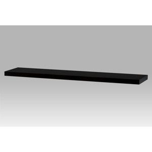 Nástěnná polička Shelfy 120 cm, černá