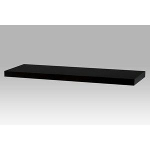 Nástěnná polička Shelfy 80 cm, černá