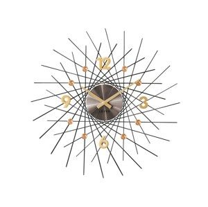 Nástěnné hodiny Lavvu Crystal Lines LCT1051  antracitová , pr. 49 cm