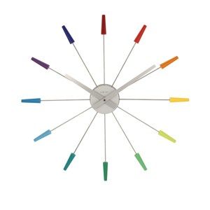 Nextime Plug Inn Color 2610di nástěnné hodiny , pr. 60 cm
