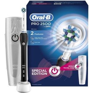 Oral-B PRO2500 CA Black Elektrický zubní kartáček, černá