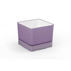Plastový květináč Cube 120 fialová