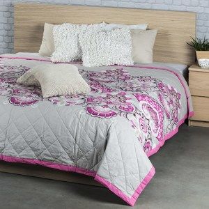 Přehoz na postel Laissa růžová, 160 x 220 cm