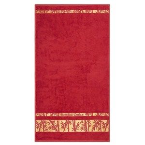 Ručník Bamboo Gold červená, 50 x 90 cm