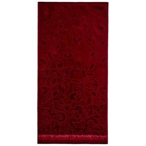 Ručník Skyline červená, 50 x 100 cm