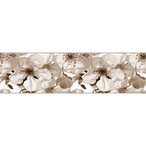 Samolepicí bordura Jabloňový květ, 500 x 14 cm