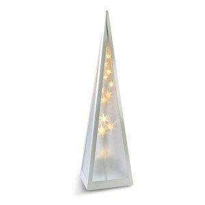 Solight Vánoční pyramida otáčecí 16 LED teplá bílá, 45 cm