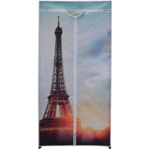 Textilní šatní skříň 75 x 160 x 45 cm, Paris