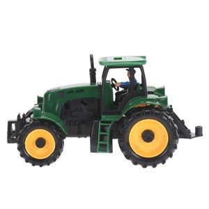 Traktor tm. zelená, 20 cm