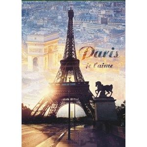 Trefl Puzzle Paříž za úsvitu, 1000 dílků