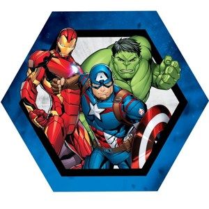 Tvarovaný polštářek Avengers group, 31 x 24 cm