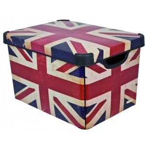 Curver BRITISH FLAG úložný box dekorativní velký