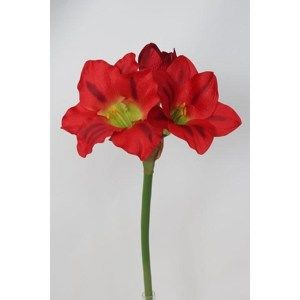 Umělá Amarylis červená, 52 cm