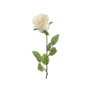 Umělá Růže bílá, 45 cm