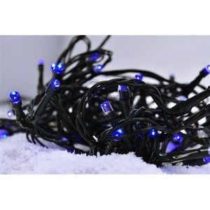 Solight Vánoční řetěz 60 LED modrá, 10 m