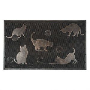 BO-MA Trading Venkovní rohožka Kočky, 45 x 75 cm