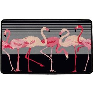 Butter Kings Vnitřní multifunkční rohožka Flamingos, 75 x 45 cm