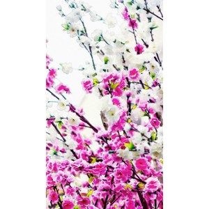 Závěs Flowers Pink, 140 x 245 cm