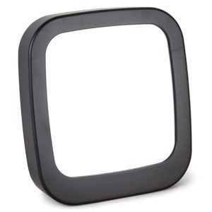 Zrcadlo Piazza černá, 18,5 x 19,5 cm